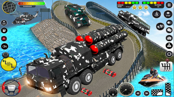 陆军车辆运输卡车模拟器(2)