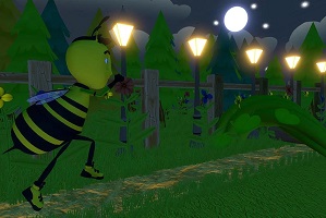 飞行蜜蜂跑酷游戏