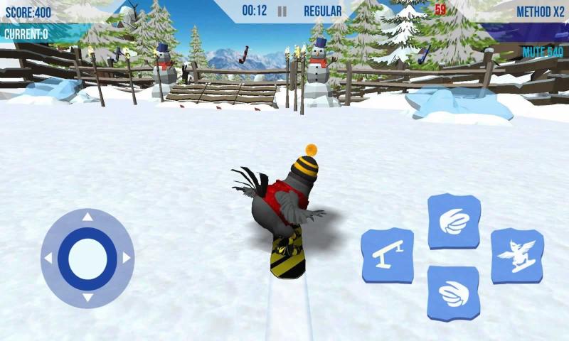 滑雪鸟