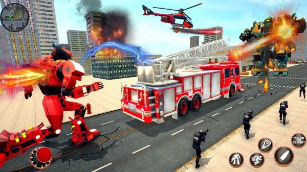 应急消防机器人3D