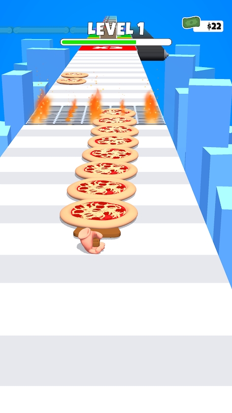 比萨饼堆3D