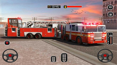 模拟驾驶消防车